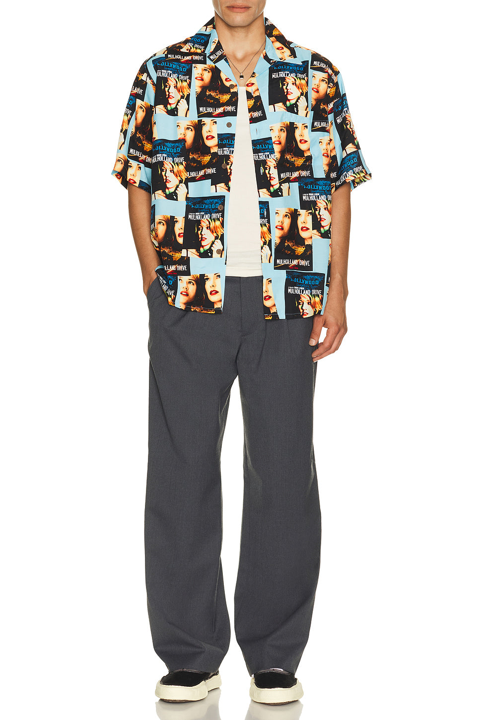 Mulholland Drive Short Sleeve Hawaiian Shirt Type 1