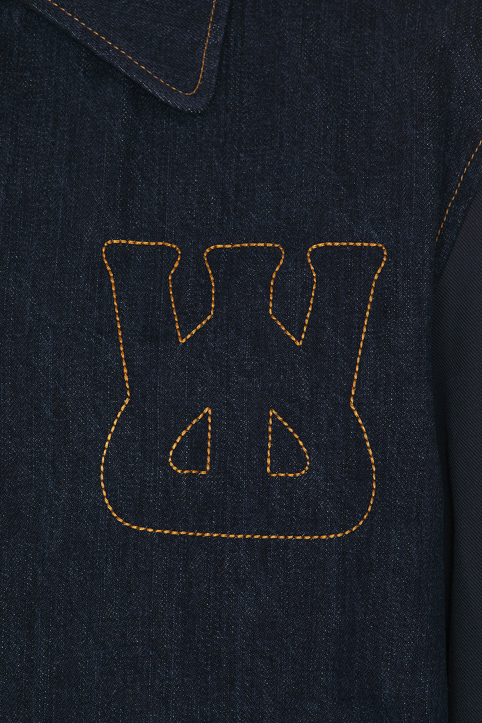 Echo Denim Varsity Jacket