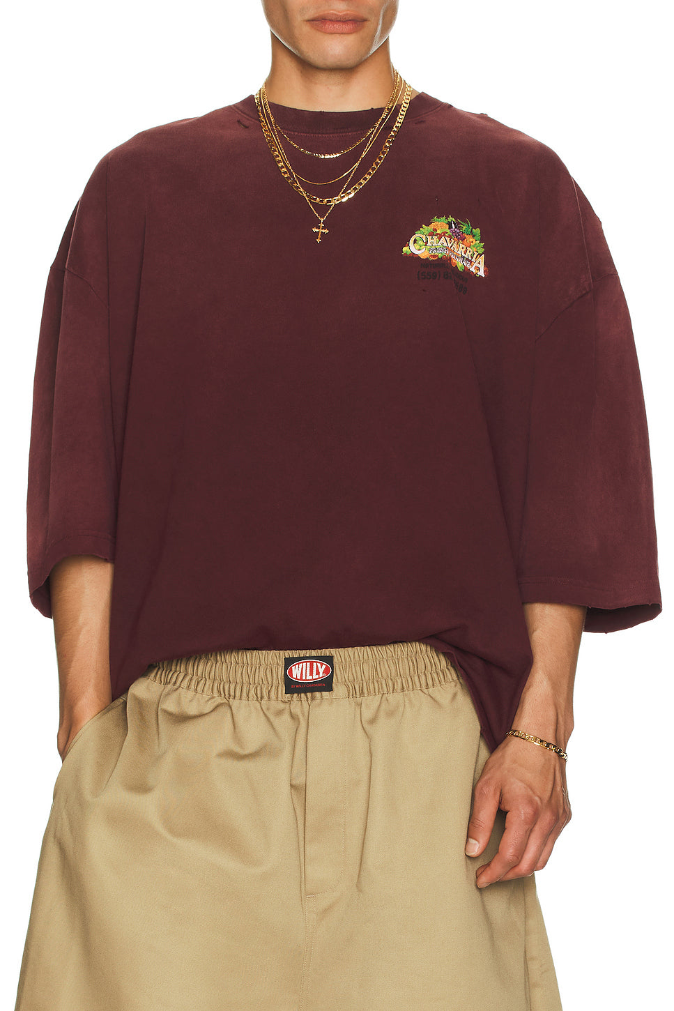 Willy Produce Destroyed Buffalo Tee