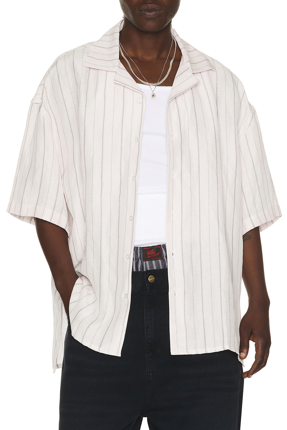 Camp Collar Short Sleeve Shirt