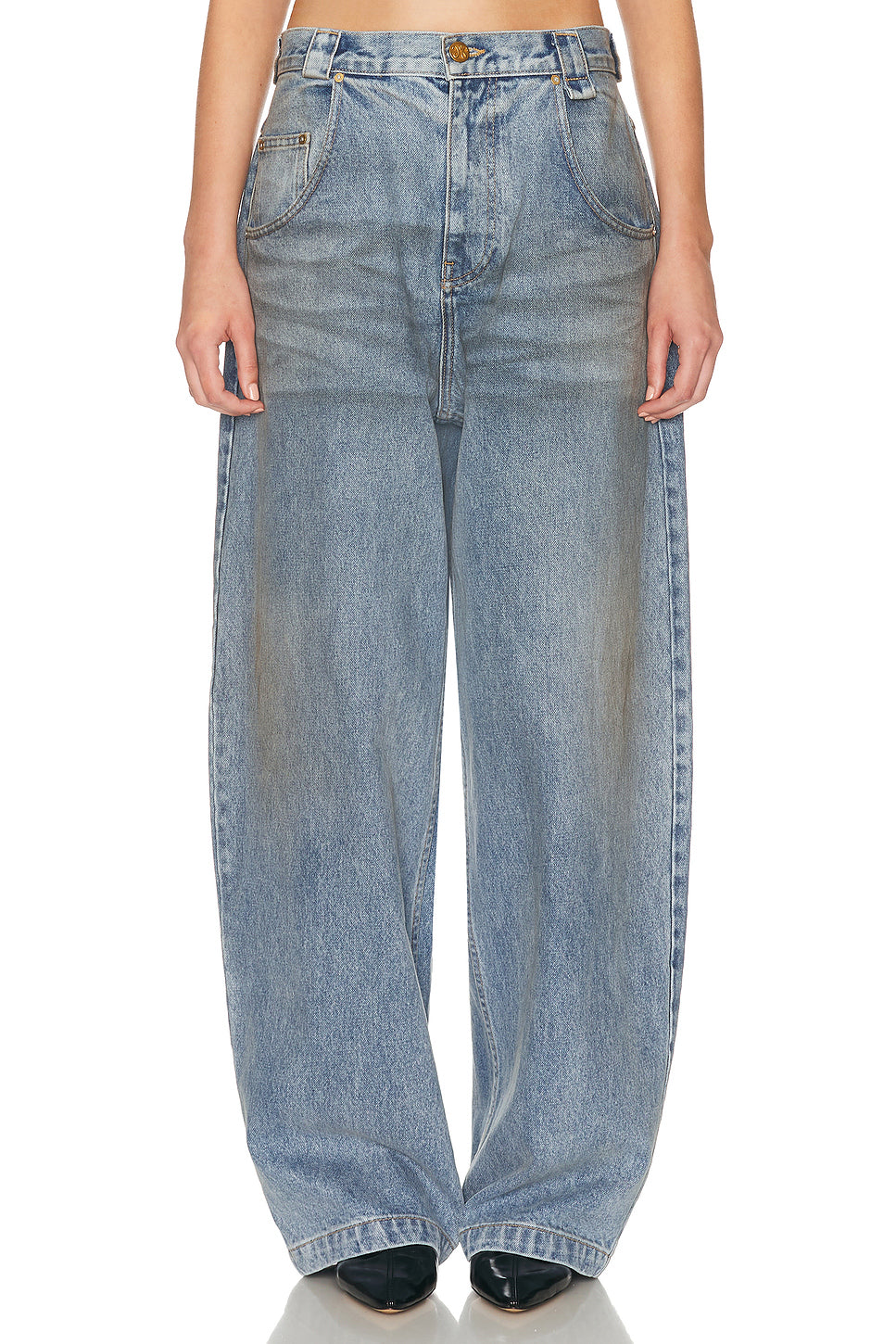 Bad Girl Denim Barrel Leg