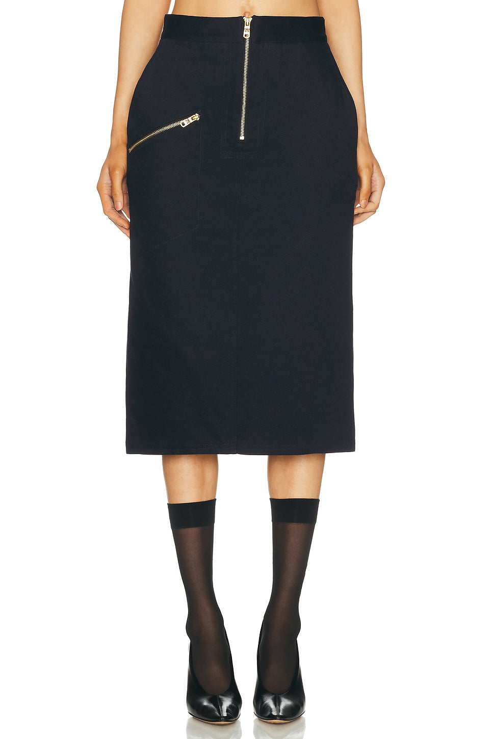 Visible Zipped Skirt