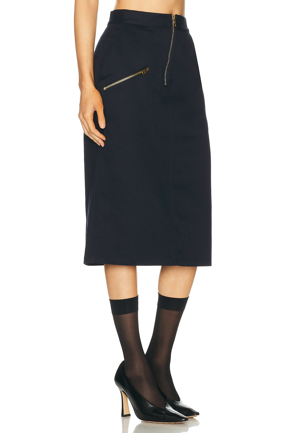 Visible Zipped Skirt