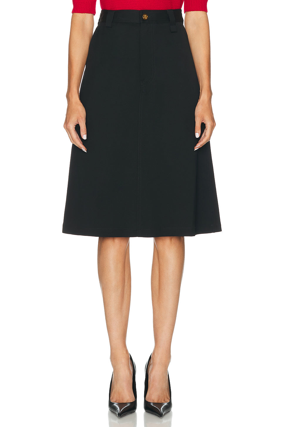 Midi Uniform Skirt