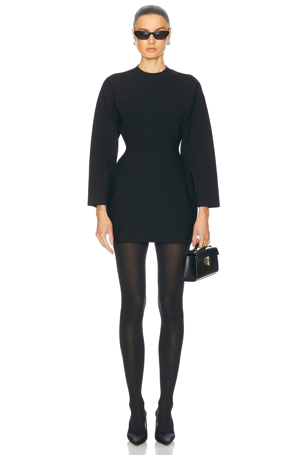 x Rosie Huntington-Whiteley RHW Power Knit Mini Dress