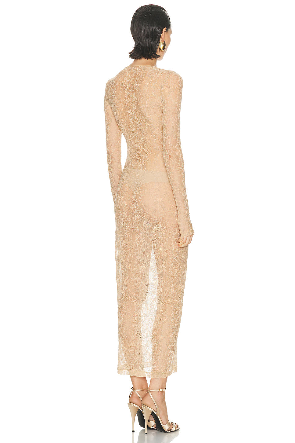 Lace Long Sleeve Dress