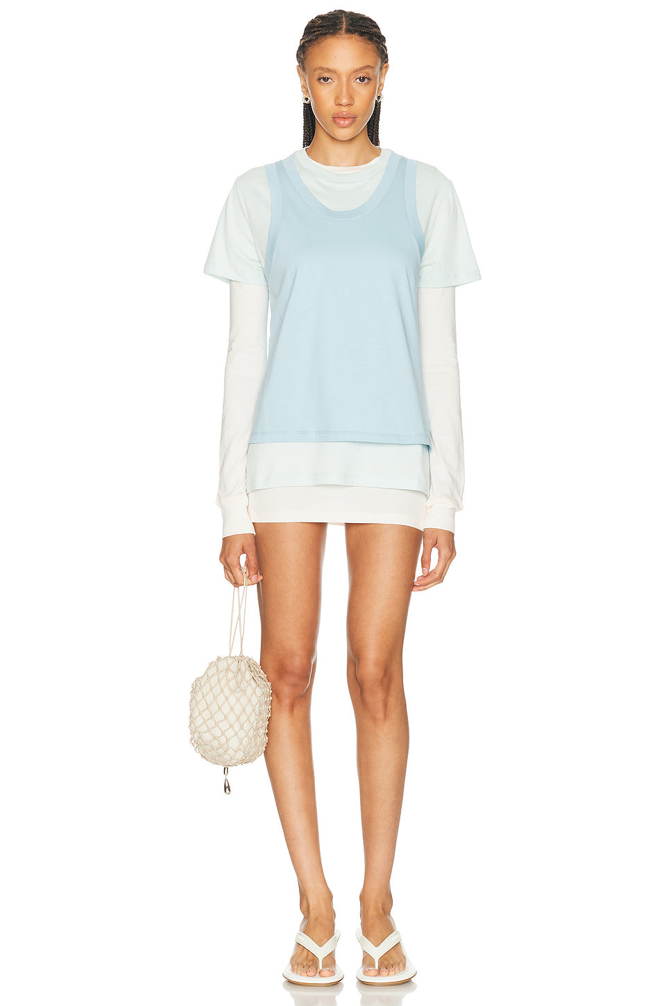 Layered Tee Mini Dress