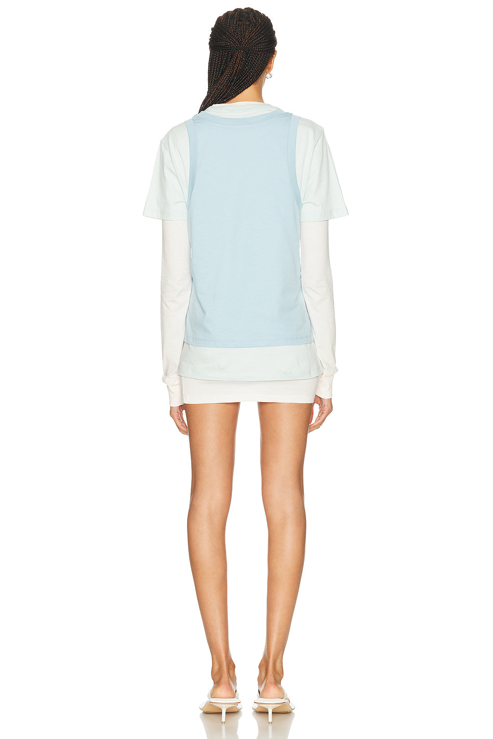 Layered Tee Mini Dress