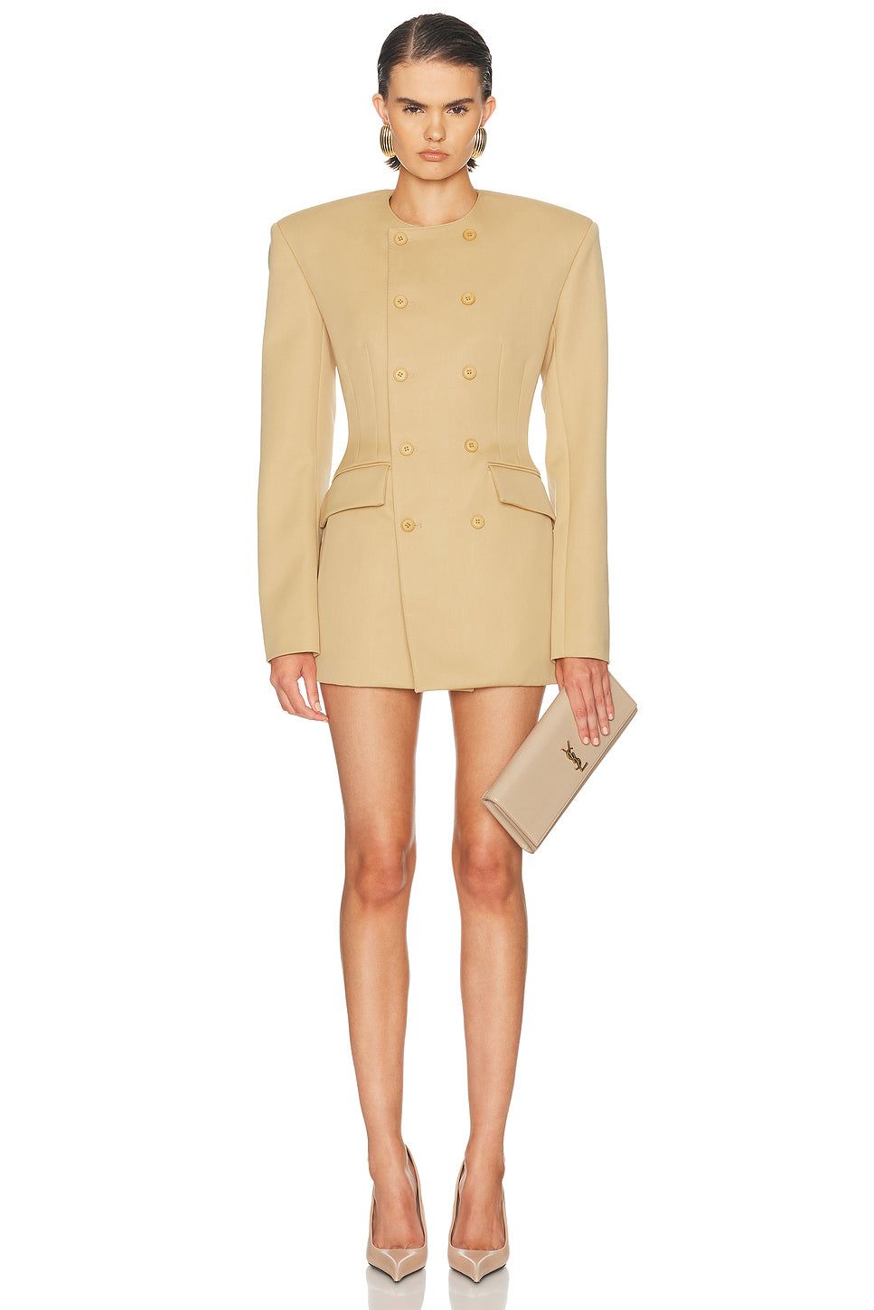 x Rosie Huntington-Whiteley Sculpted Blazer Dress
