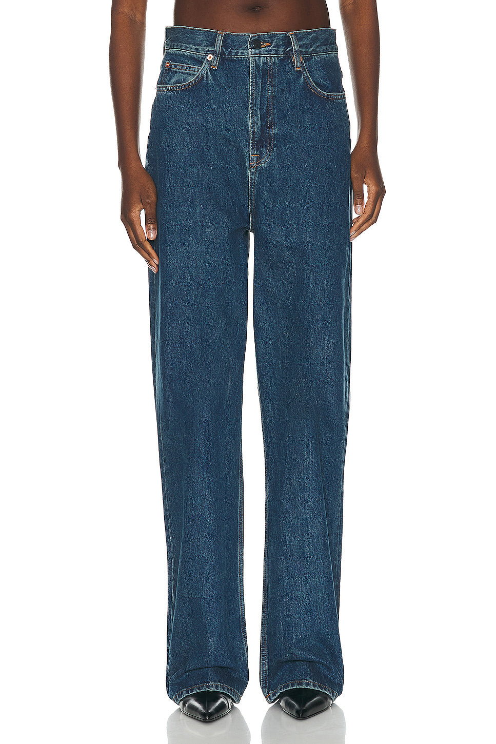 Denim Low Rise Straight Leg
