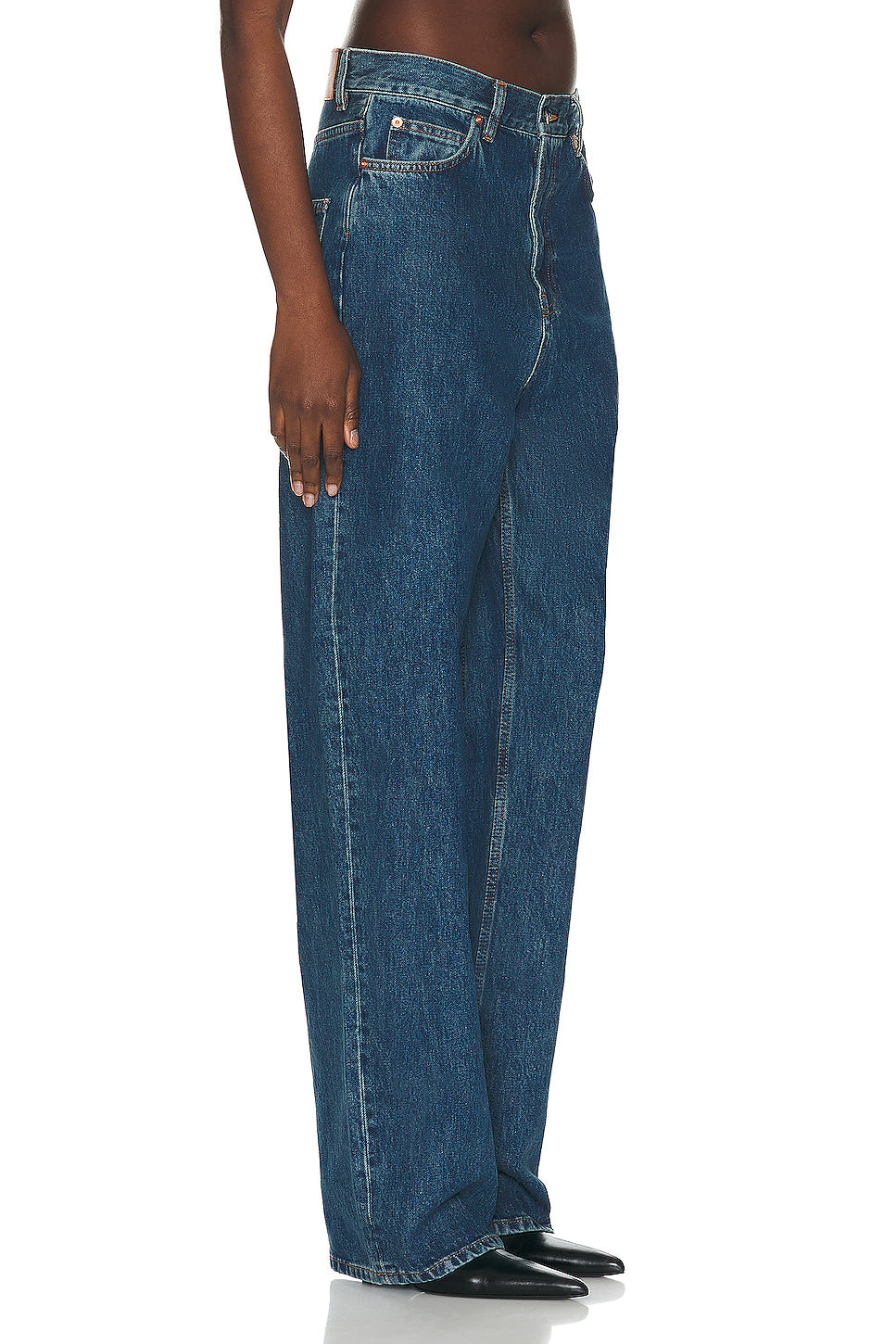 Denim Low Rise Straight Leg