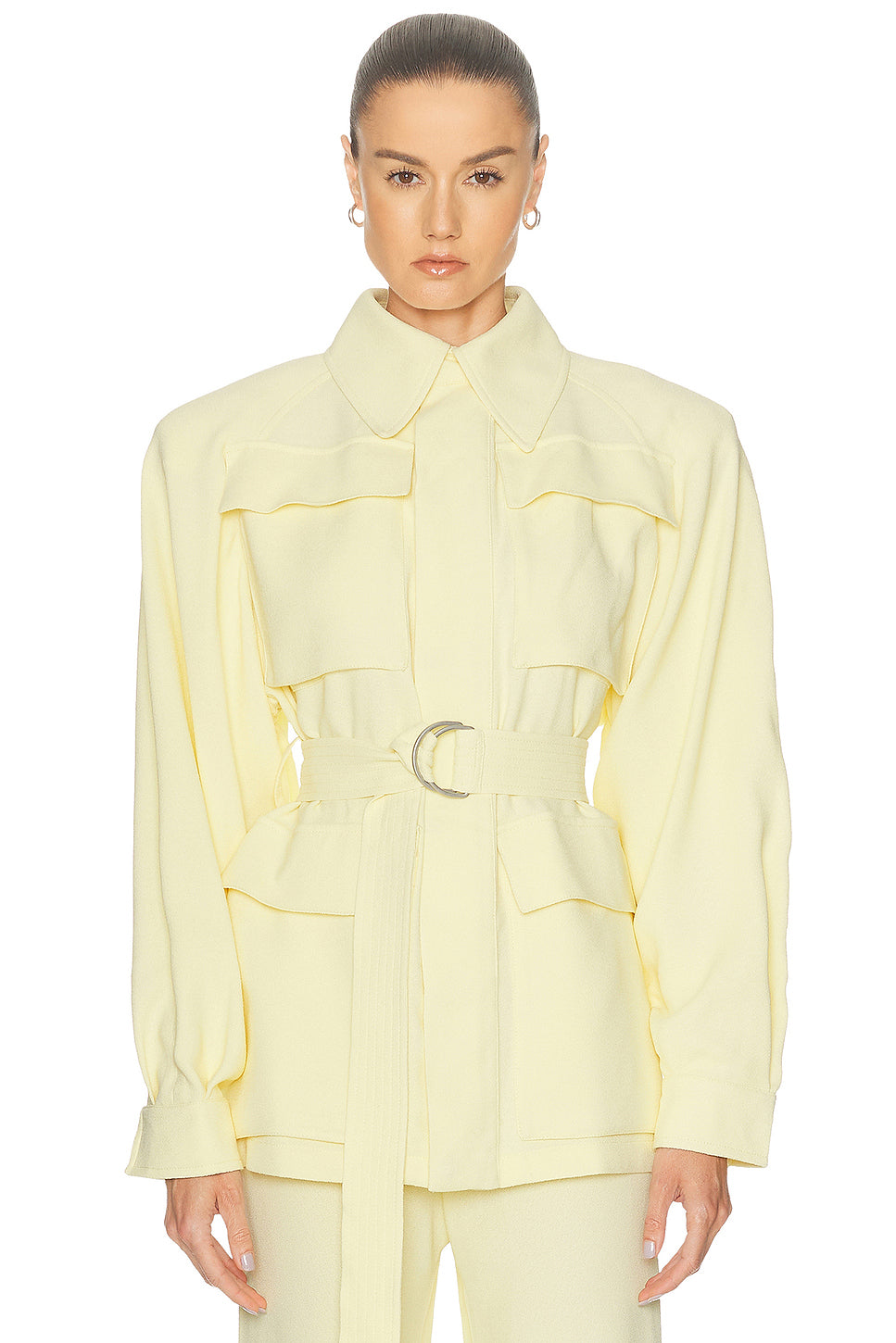 Crepe Safari Jacket