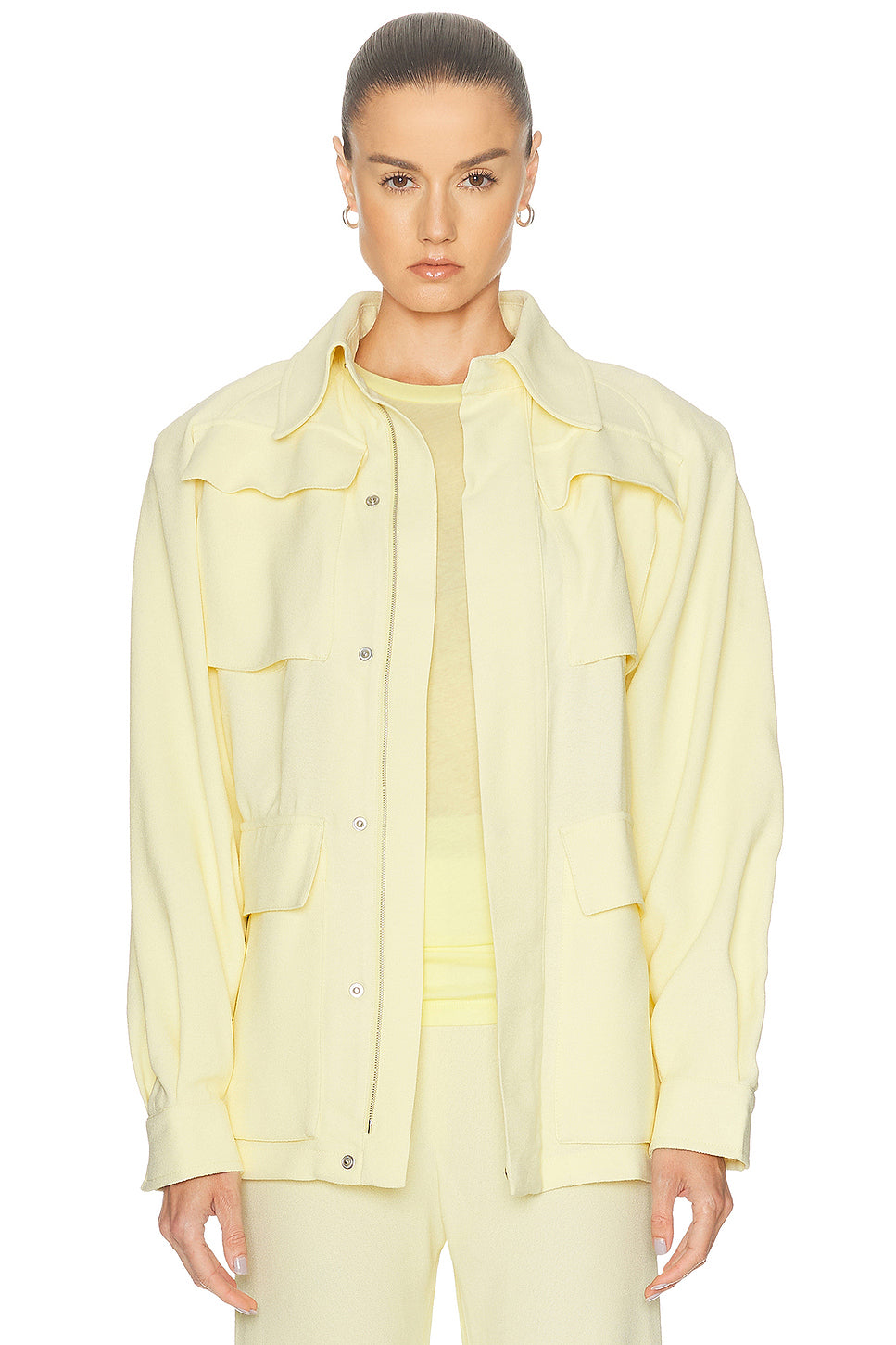 Crepe Safari Jacket