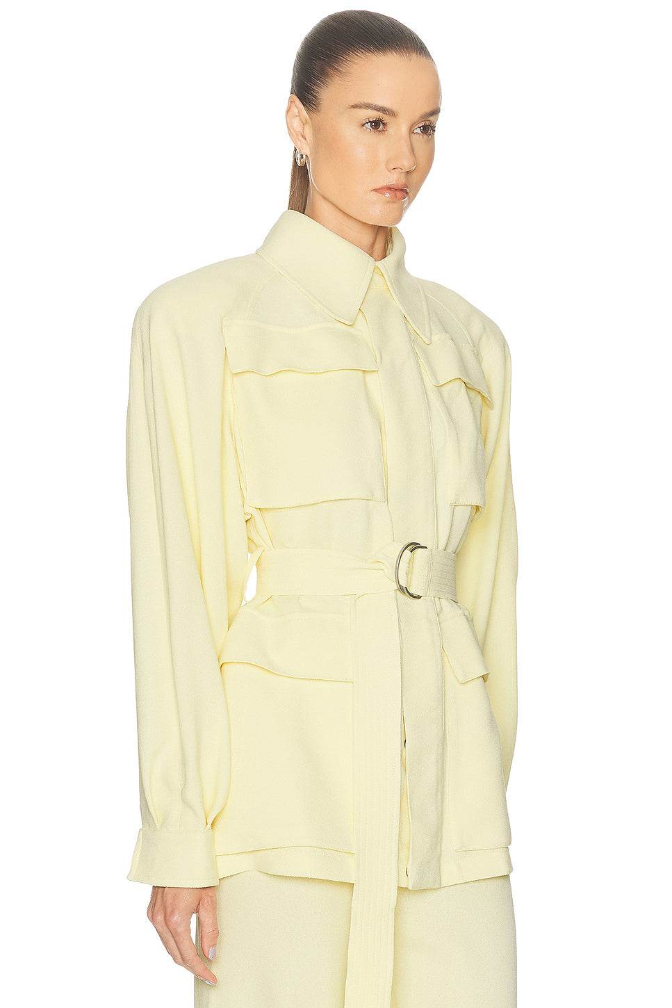 Crepe Safari Jacket