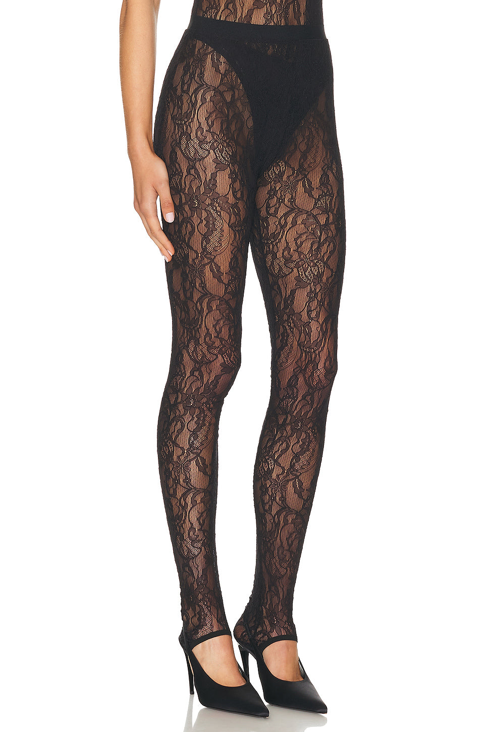 Lace Stirrup Legging