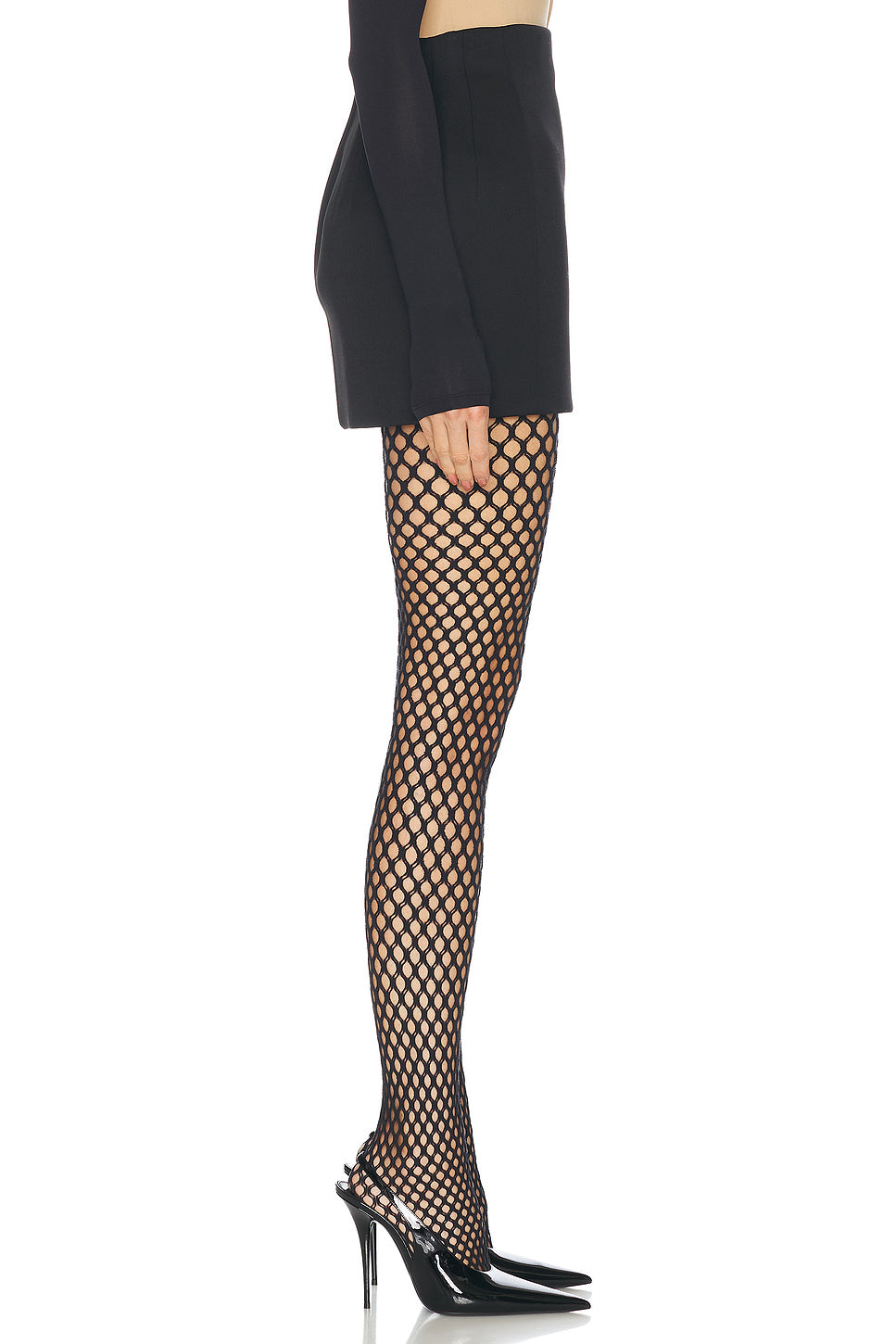 x Rosie Huntington-Whiteley RHW Sculpted Mini Skirt