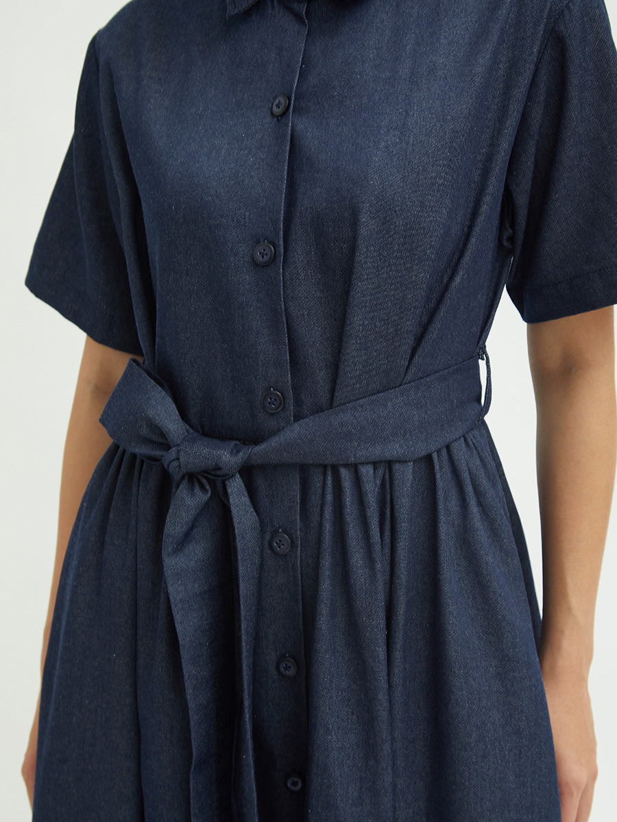 Wulan Denim Dress