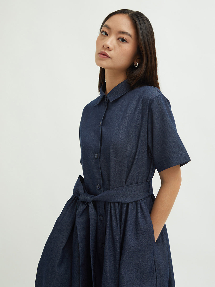 Wulan Denim Dress