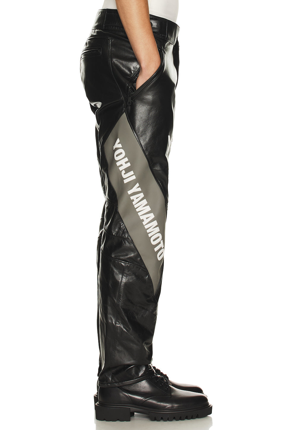 Yohji Yamamoto x NBHD Moto Leather Pants