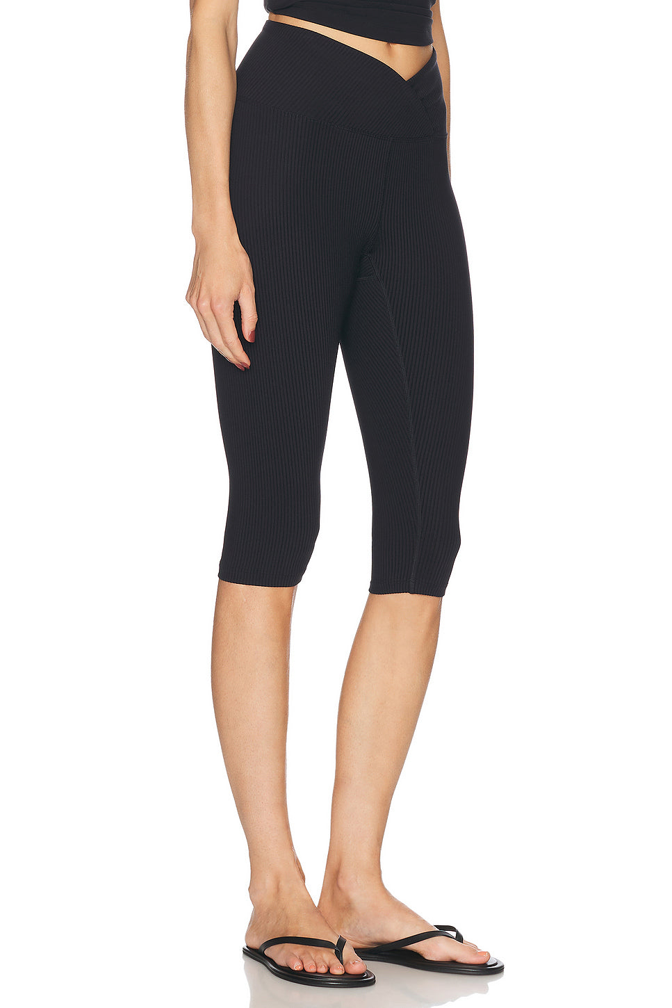 Ribbed Veronica Capri Legging