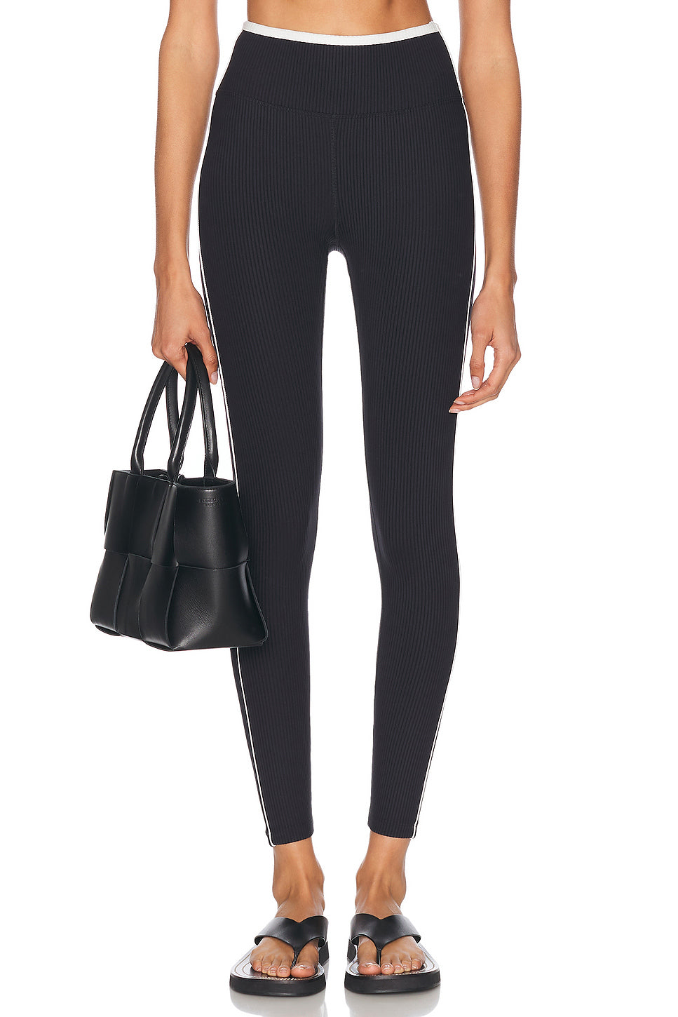 Ribbed Two Tone Track Legging