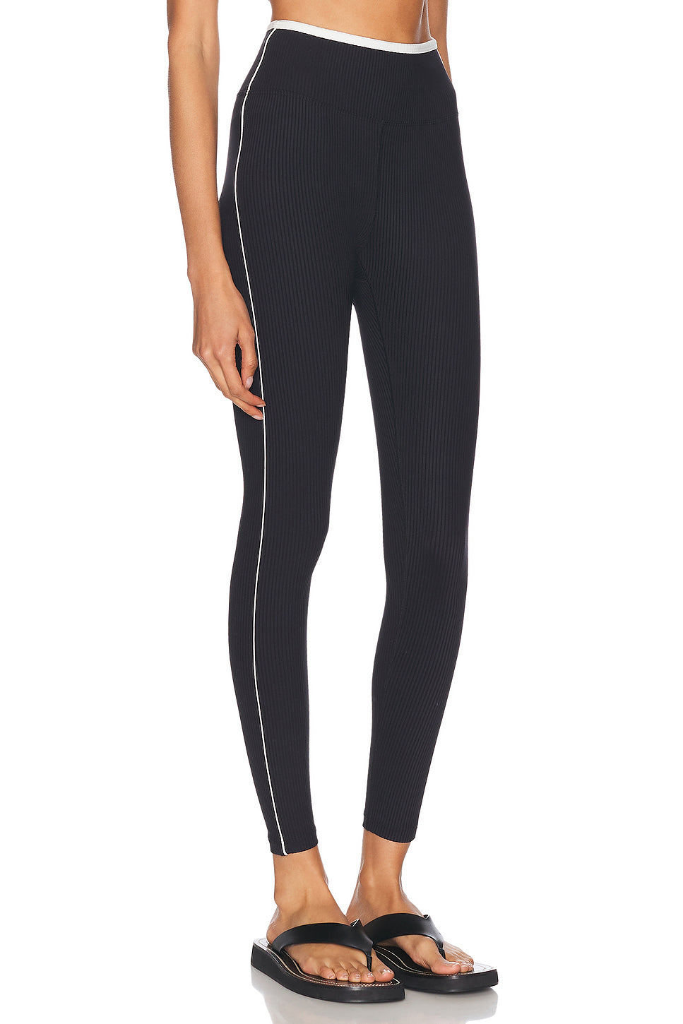 Ribbed Two Tone Track Legging