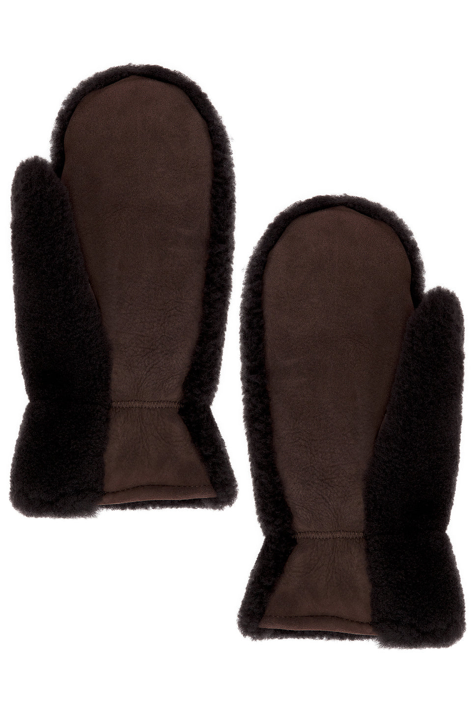 Merino Fur Mittens