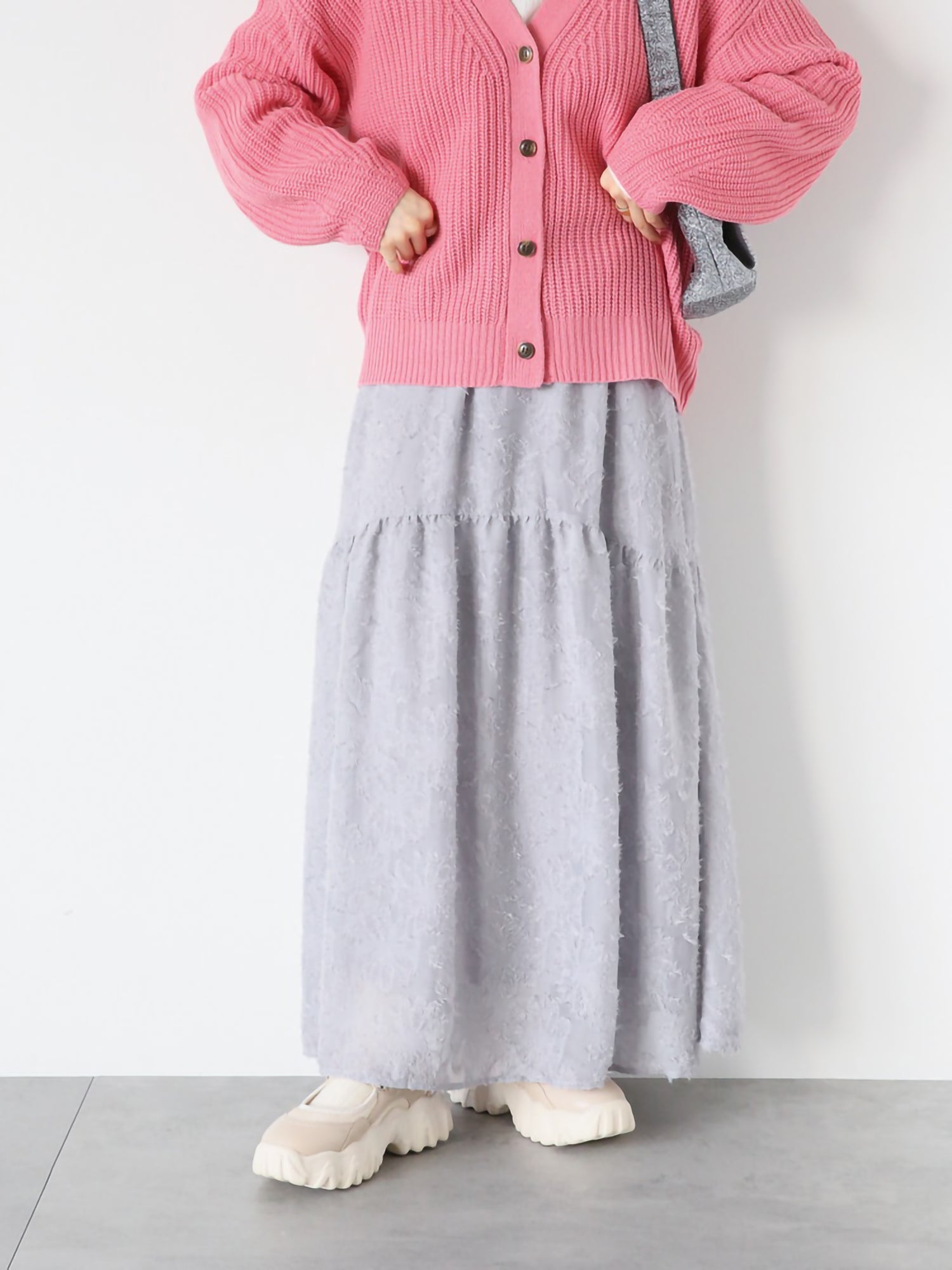 Yamabuki Gathered Tiered Skirt