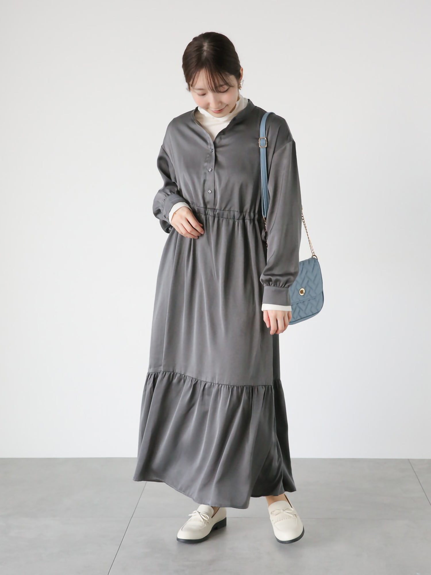 Yumiko Tiered Gathered Dress