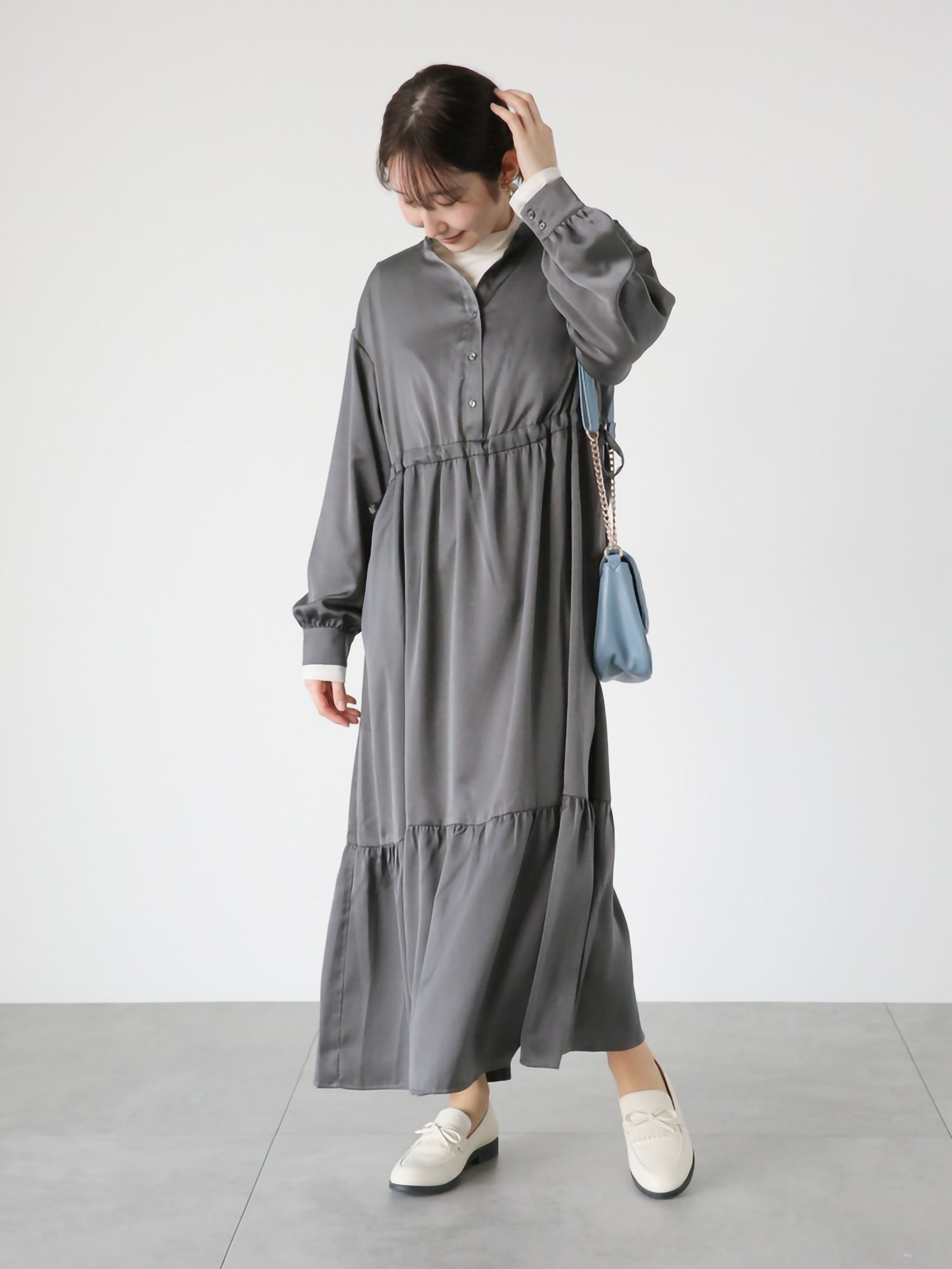 Yumiko Tiered Gathered Dress