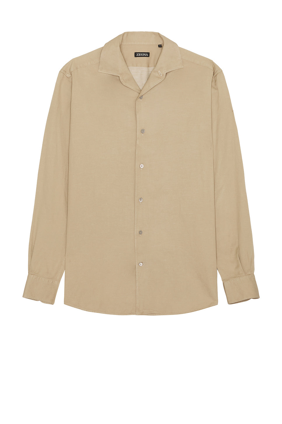 Cotton And Linen Denim Shirt