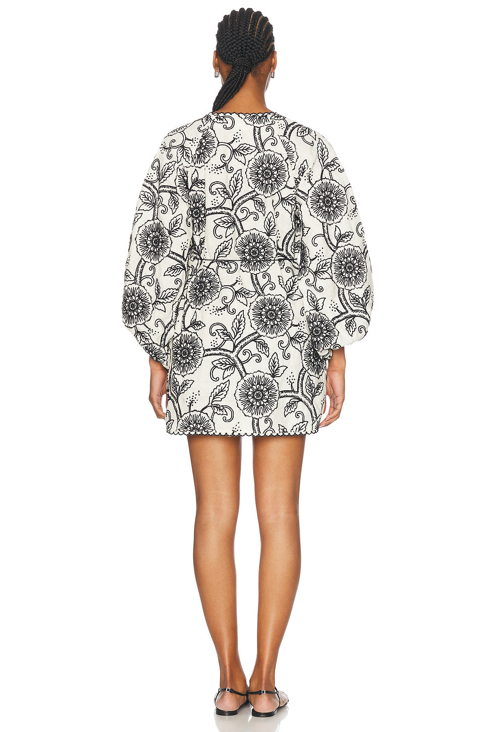 Tallow Embroidered Mini Dress