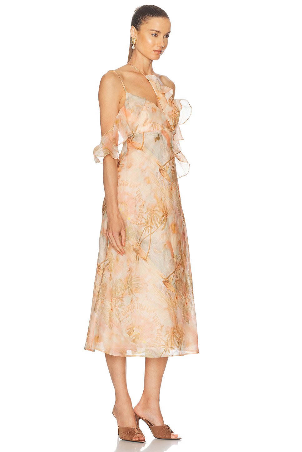 Illuminate Flutter Slip Dress