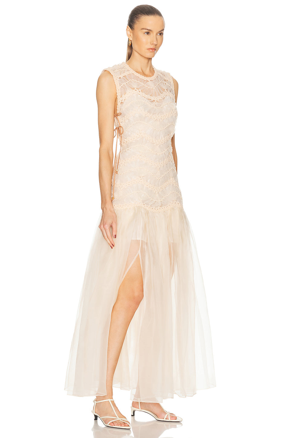 Illuminate Macrame Maxi Dress