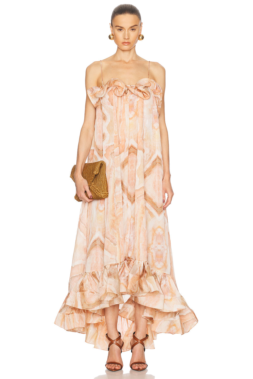 Illuminate Flounce Gown