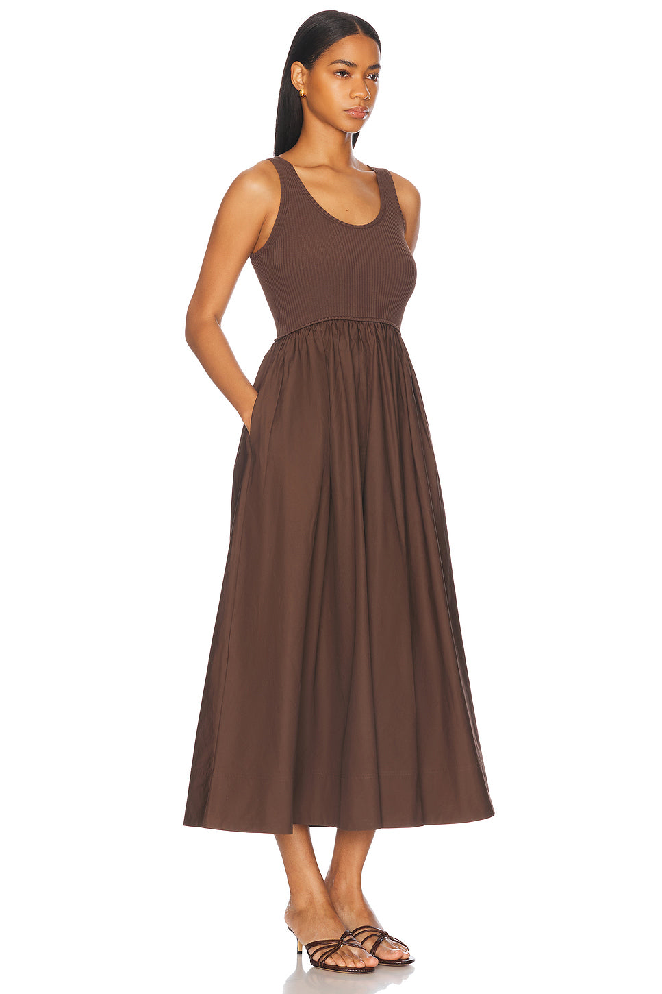 Poplin Racer Dress