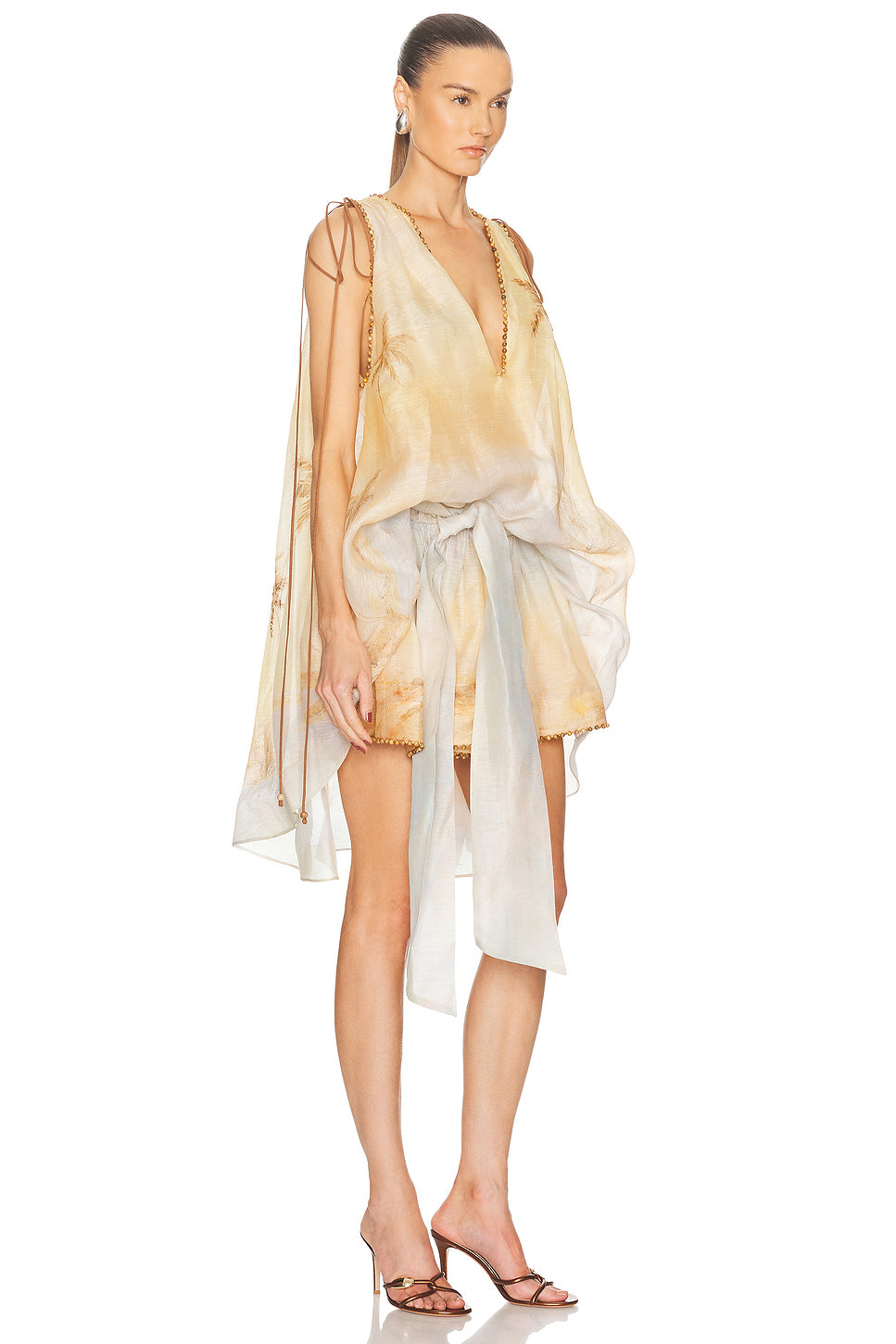 Balance Plunge Mini Dress