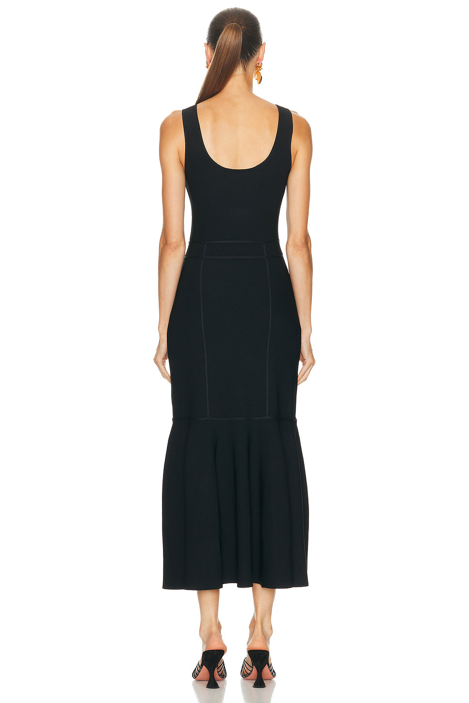 Hypnotic Sculptural Midi Dress