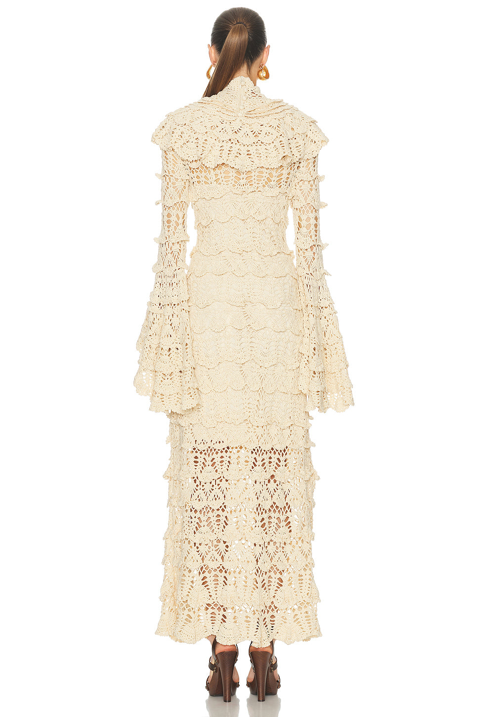 Hypnotic Hand Crochet Gown