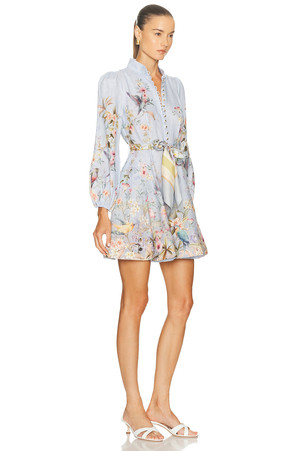 Rebellion Button Mini Dress