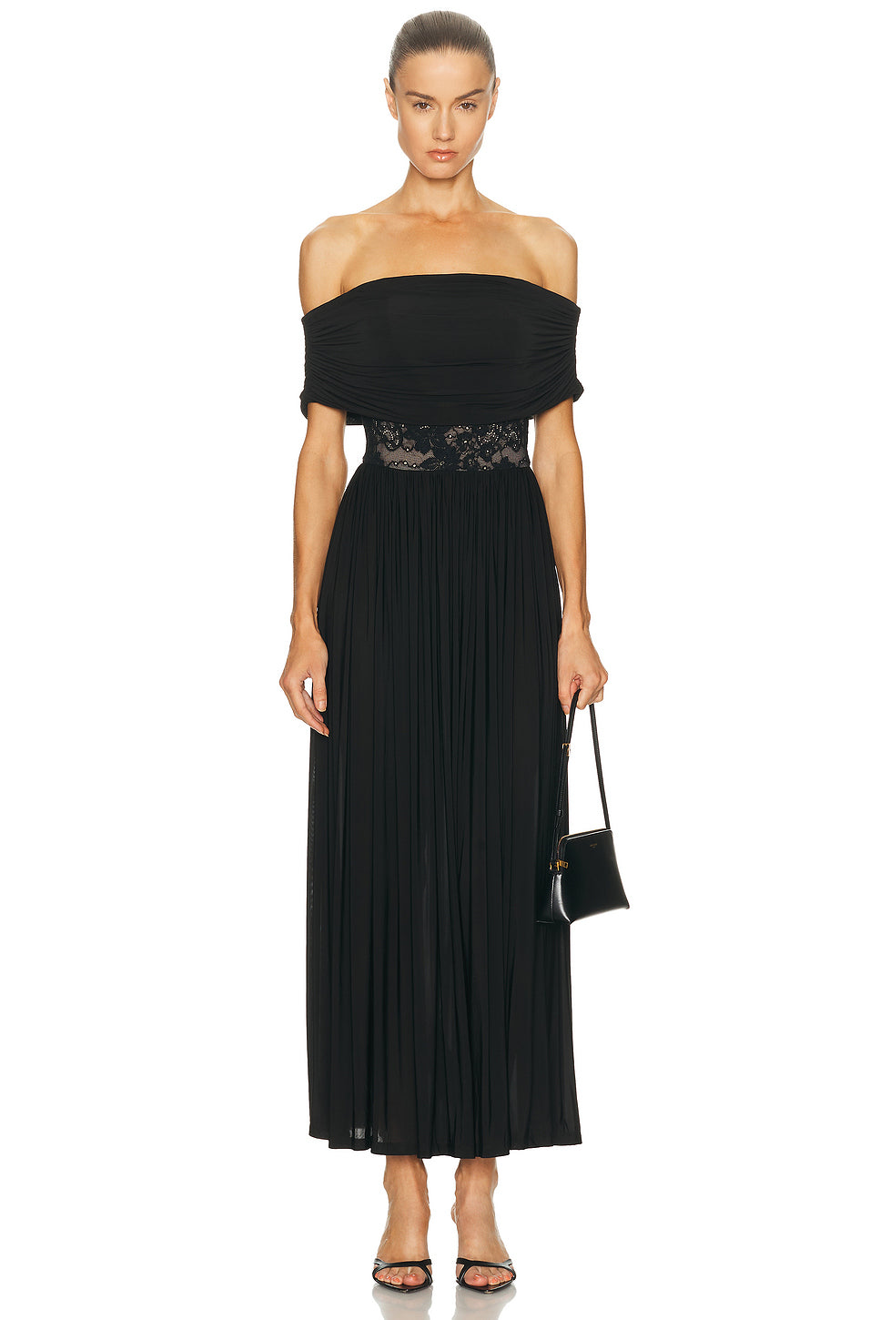 Strech Lace And Jersey Dress