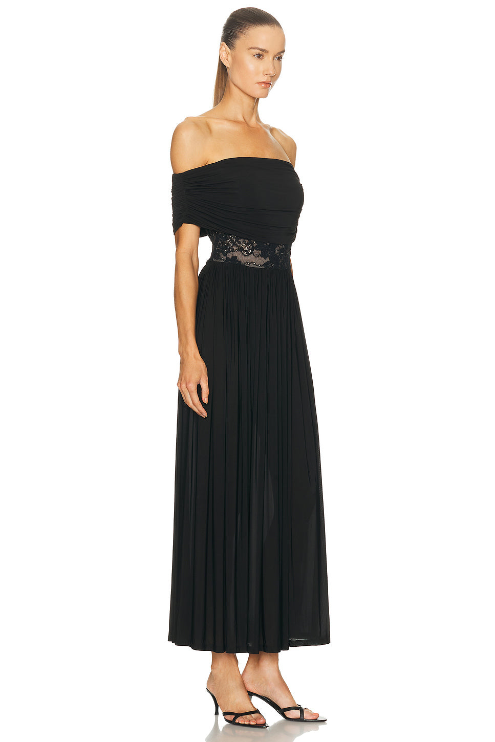 Strech Lace And Jersey Dress