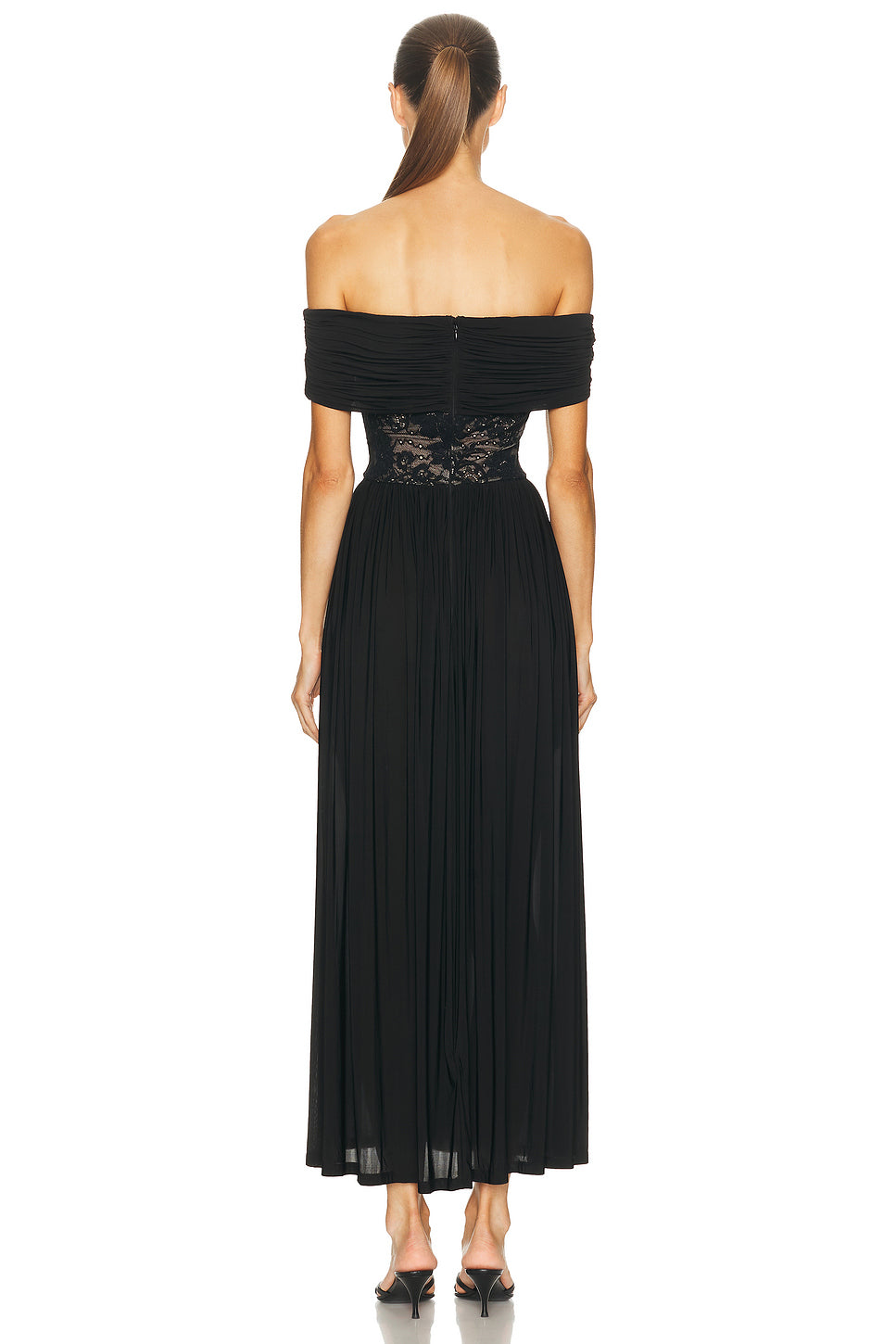 Strech Lace And Jersey Dress