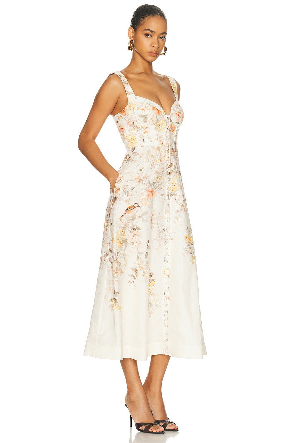 Luna Buttoned Picnic Dress