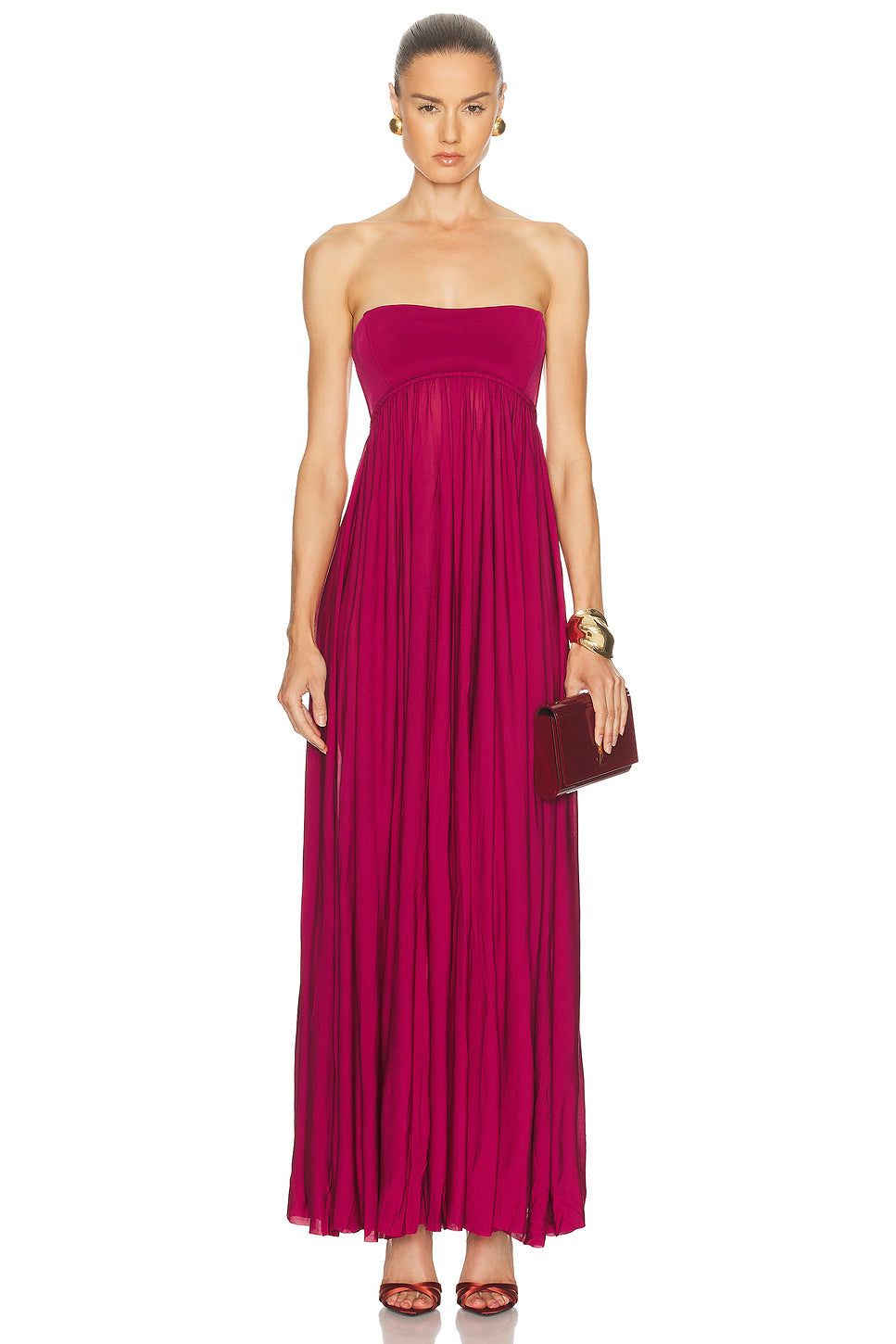 Luna Jersey Bandeau Gown