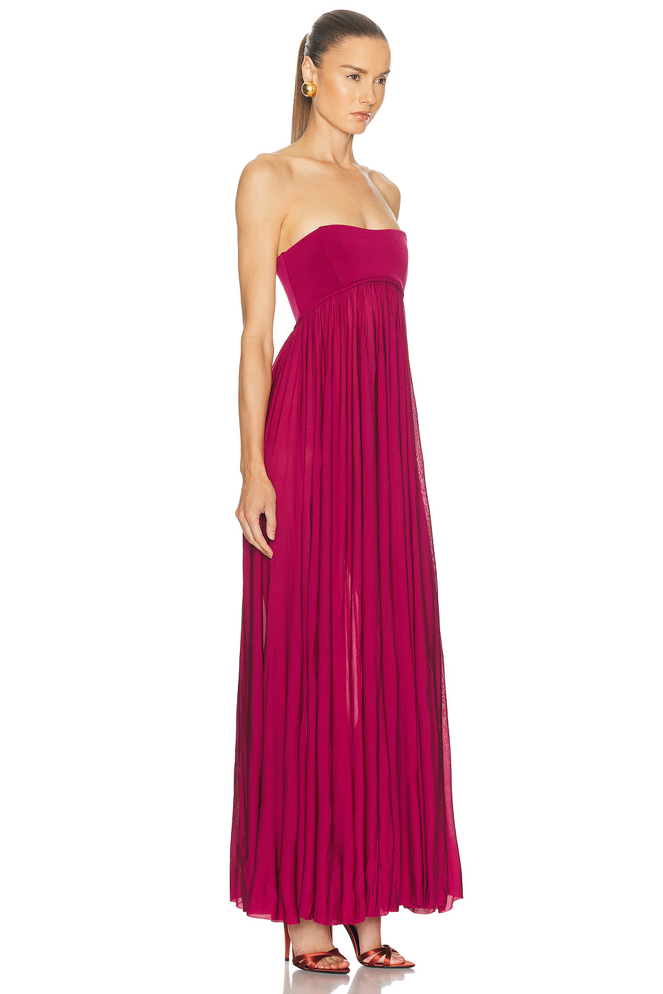 Luna Jersey Bandeau Gown