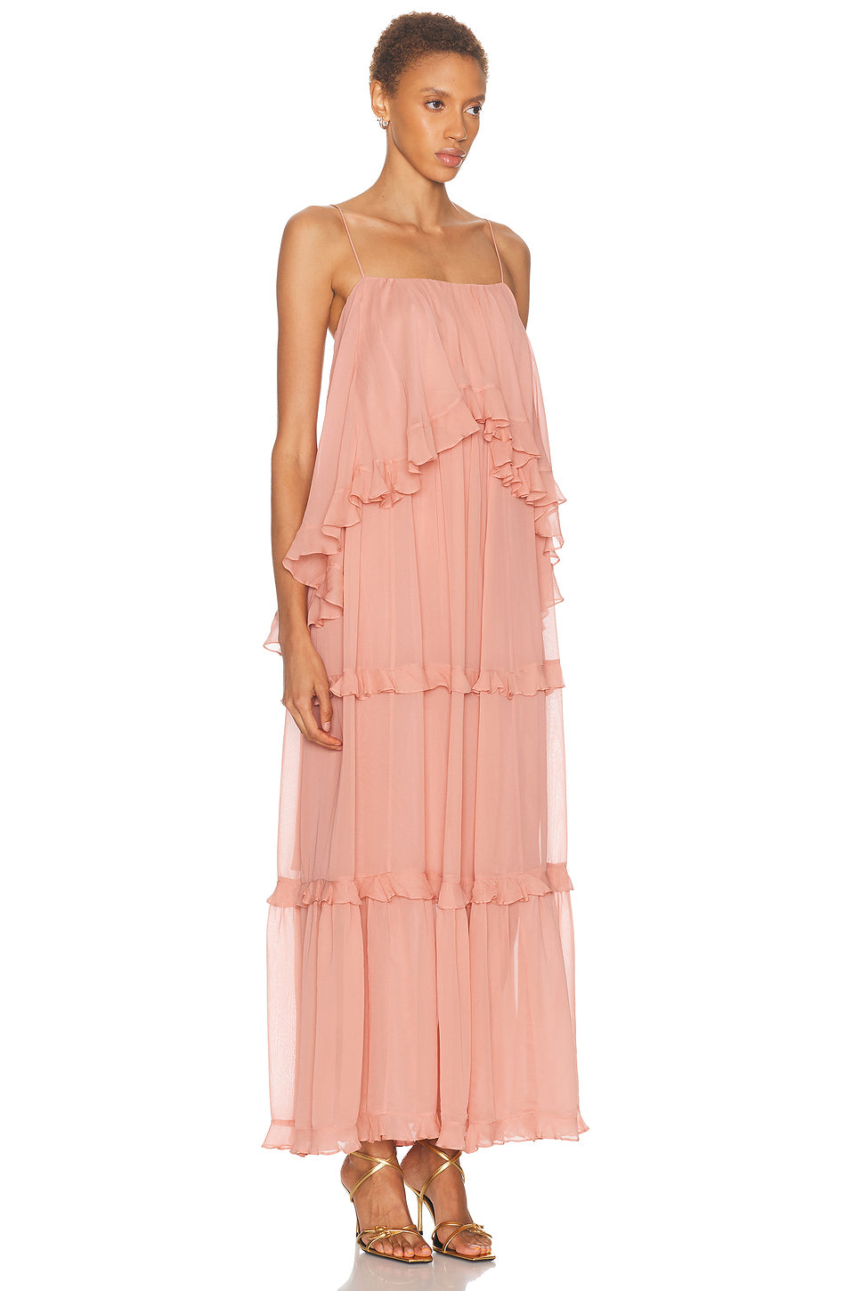 Luna Frilled Slip Dress