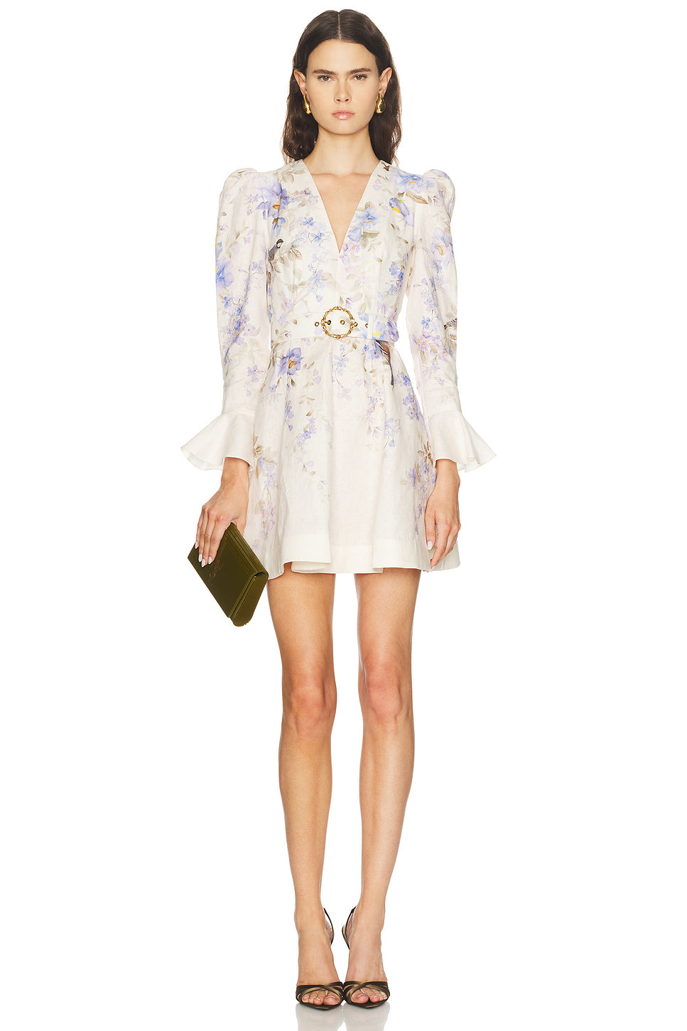 Luna Plunge Mini Dress