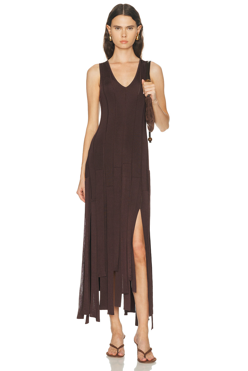 Luna Fringe Midi Dress