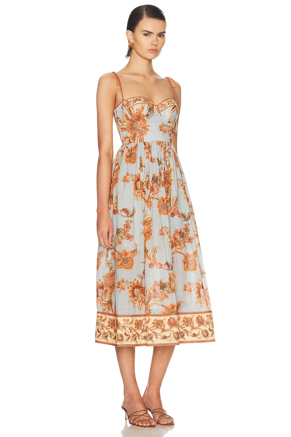 Aster Corset Midi Dress